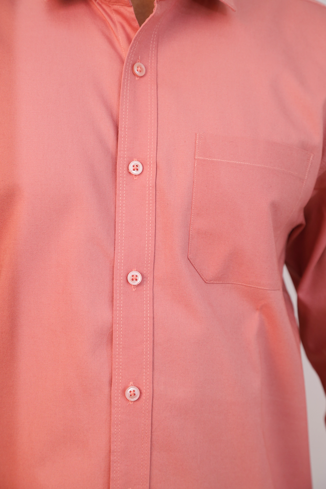 Coral pink cotton