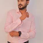 Pink stripe cotton