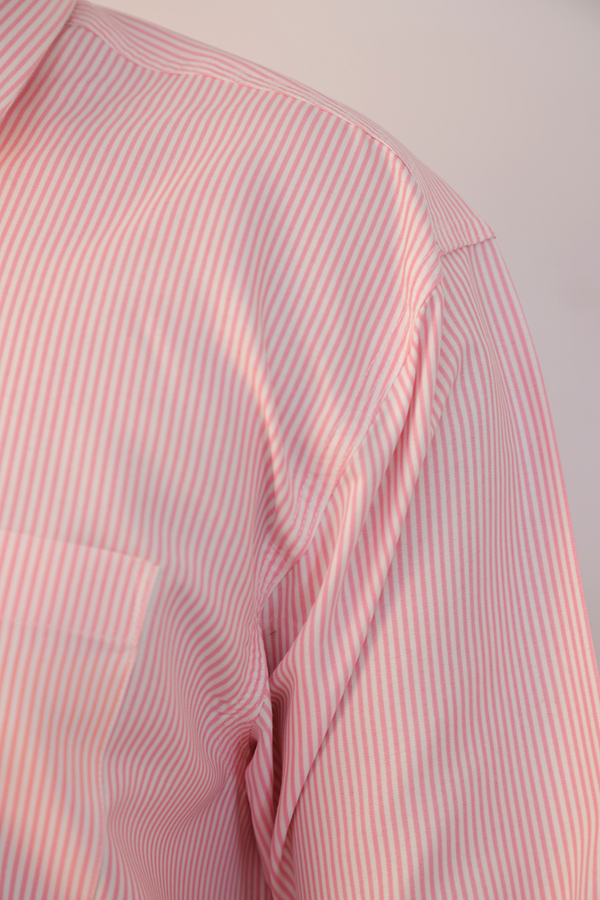 Pink stripe cotton