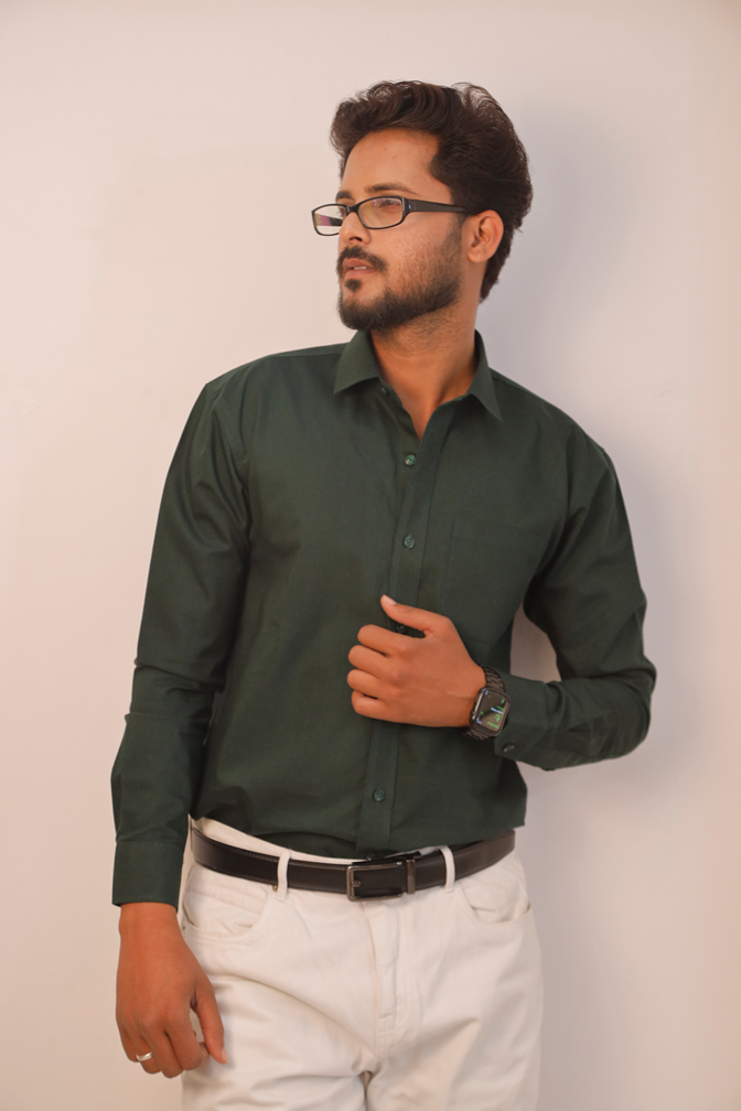 Olive green cotton