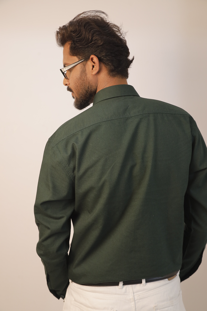 Olive green cotton