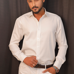 White stretch cotton
