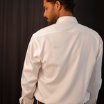 White stretch cotton