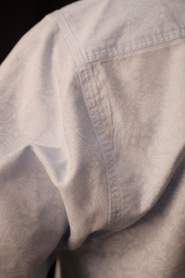 Light blue print, cotton