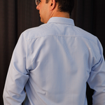 Blue stripe cotton