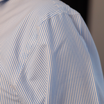 Blue stripe cotton