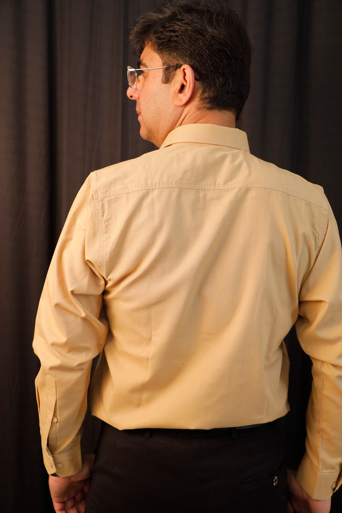 Camel tan linen blend