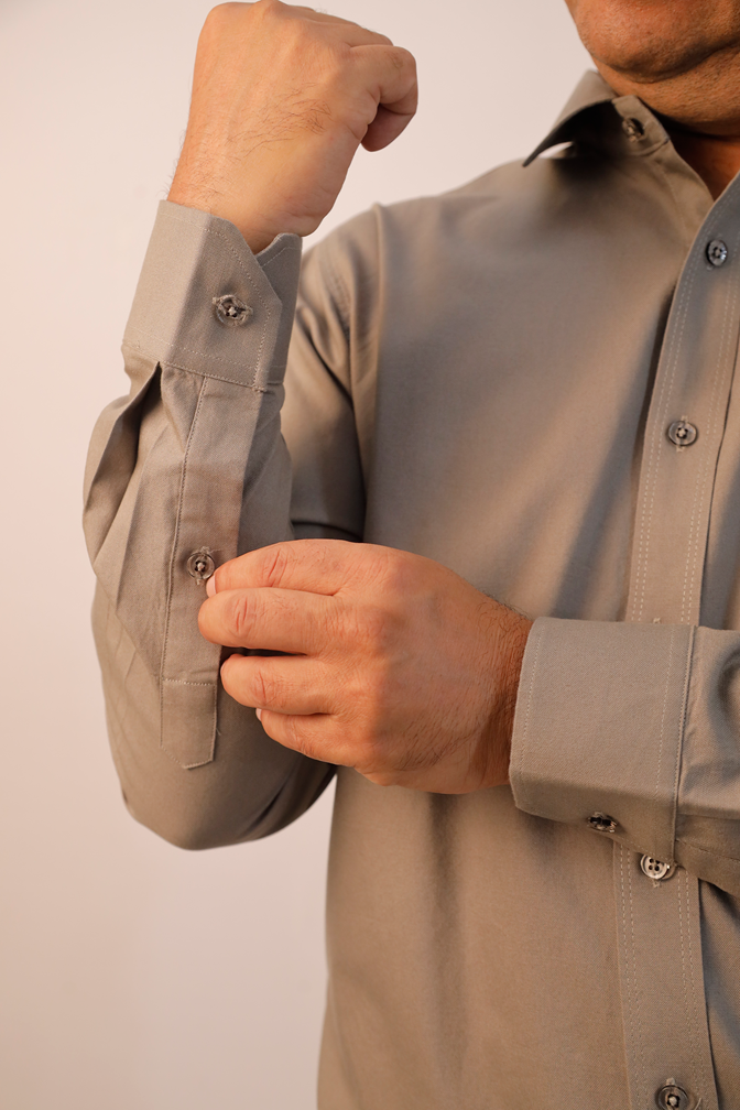 Desert Stone stretch cotton