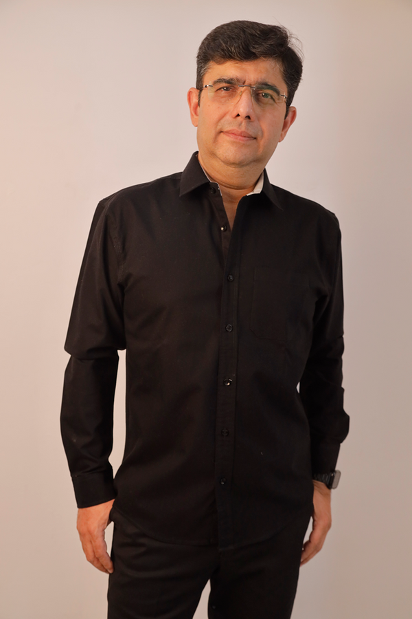 Black stretch cotton