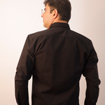 Black stretch cotton