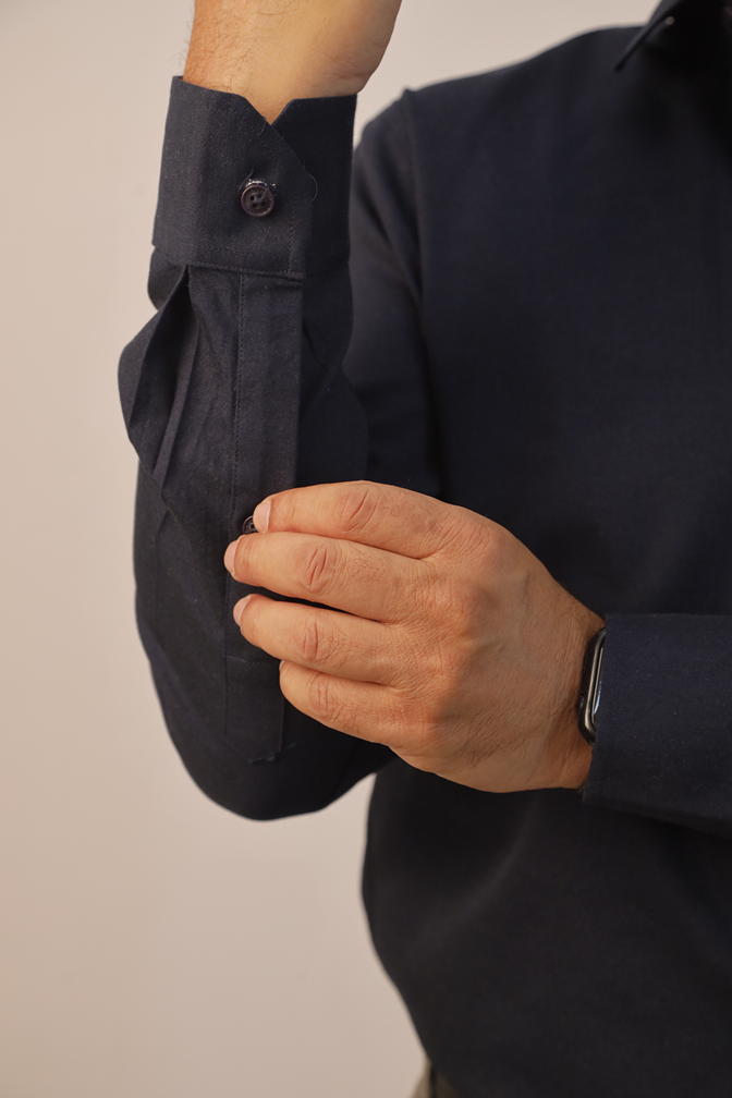 Midnight blue cotton
