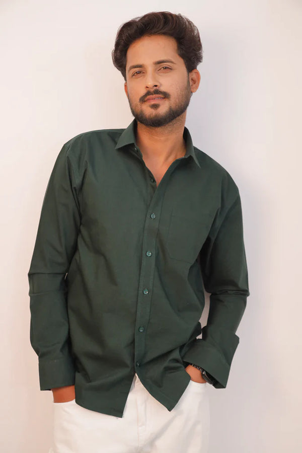 Olive green cotton