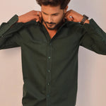 Olive green cotton