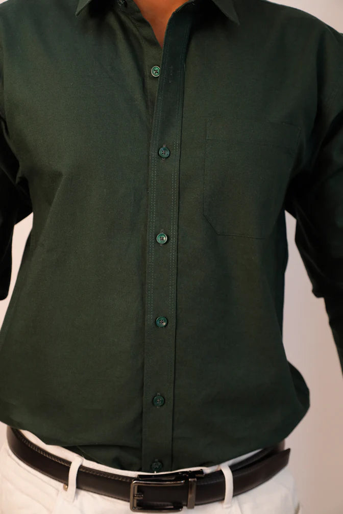 Olive green cotton