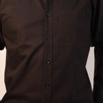 Black stretch cotton